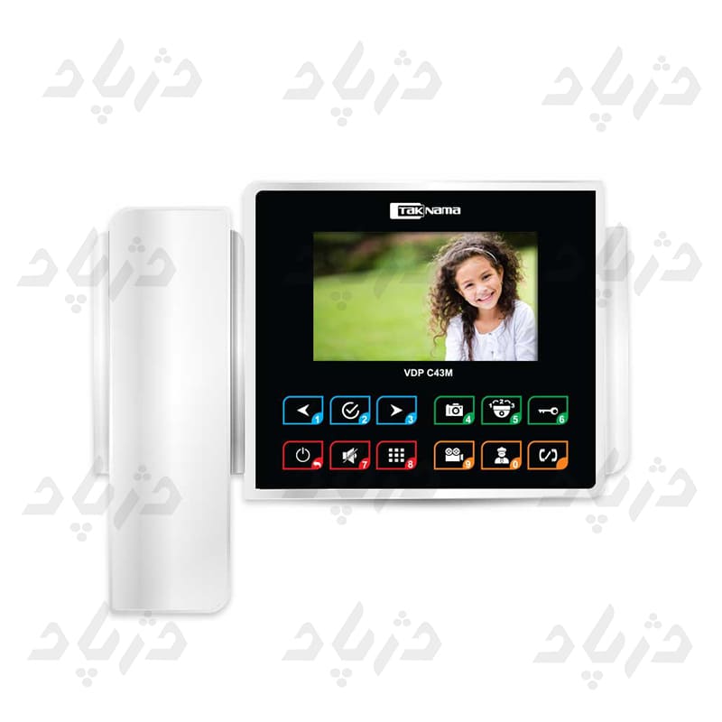 taknama-c43 آیفون تصویری تکنما مدلC43 ارتباط داخلی - Image 1
